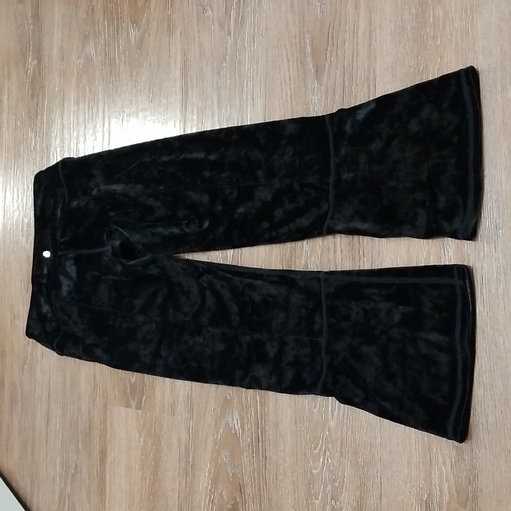 (S) Spiritual Gangster Velvet Pants Loungewear Emo Goth Eclectic Yoga Athleisure - Picture 9 of 9
